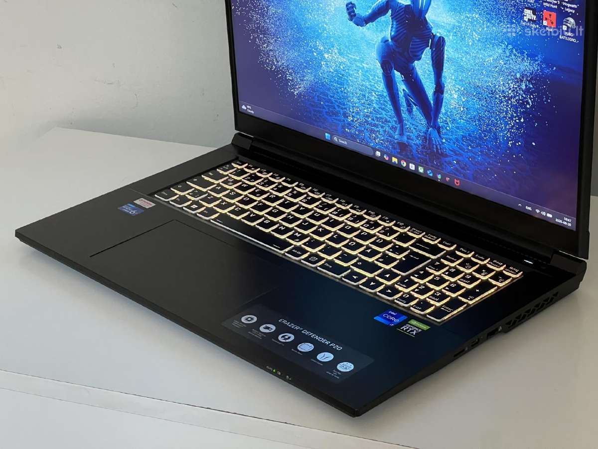 Parduodamas Erazer su Rtx 3060, I7-12k, 2k 165hz. - nuotraukos Nr. 4