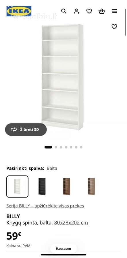 Knygų lentyna - nuotraukos Nr. 2