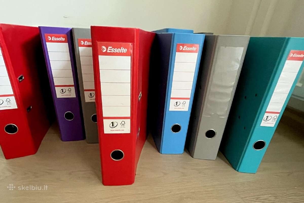 Kanceliarinės papkės - 50 vnt. įv. spalvų - nuotraukos Nr. 2