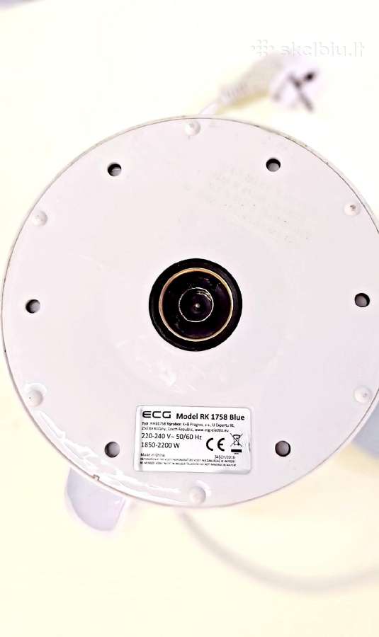 Elektrinis virdulys Ecg Rk 1758 Blue, 1,7 l, 2200 - nuotraukos Nr. 3