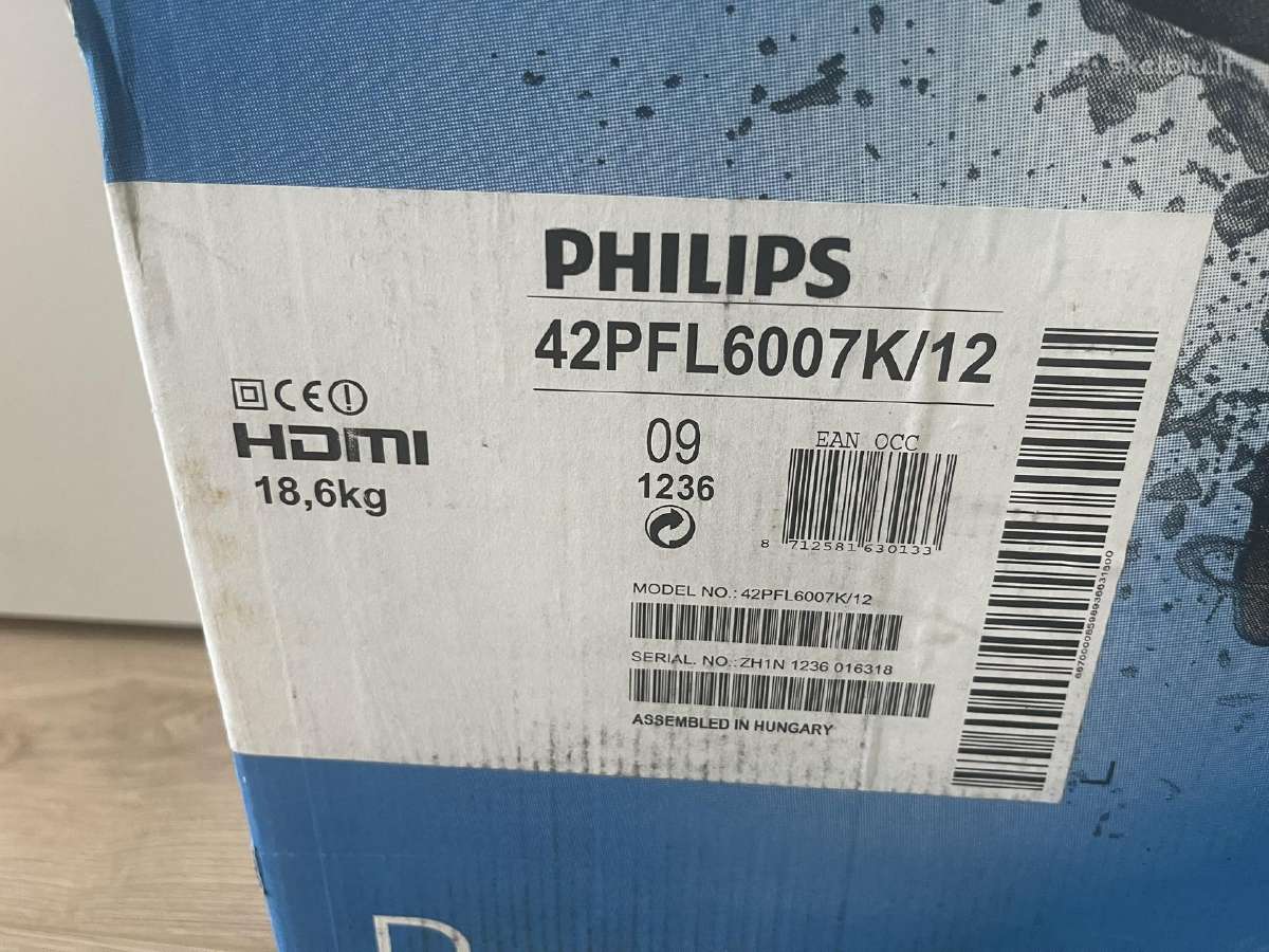 Televizorius Philips 42pfl6007k/12 - nuotraukos Nr. 7