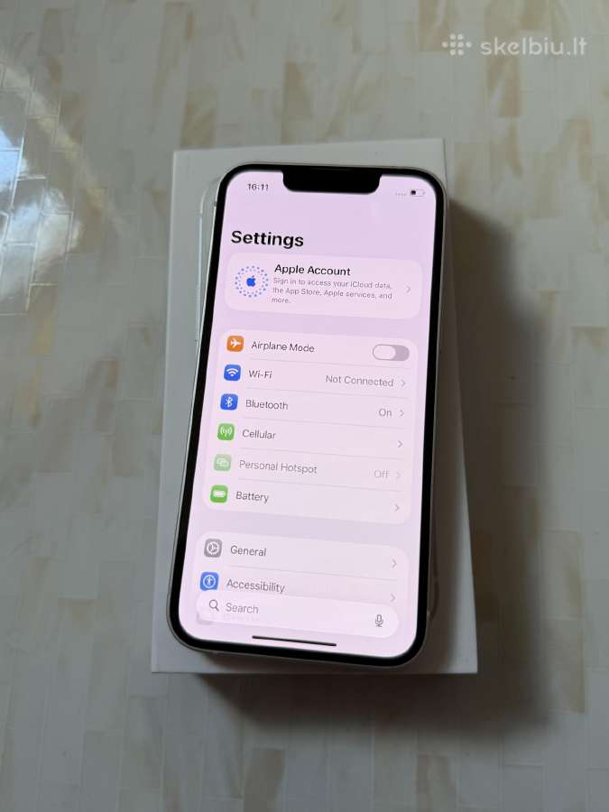 iPhone 13 mini 128gb White - nuotraukos Nr. 4