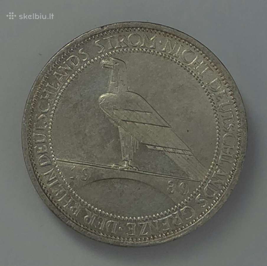 Veimaro respublika 3 Reichsmark 1930 A - nuotraukos Nr. 4