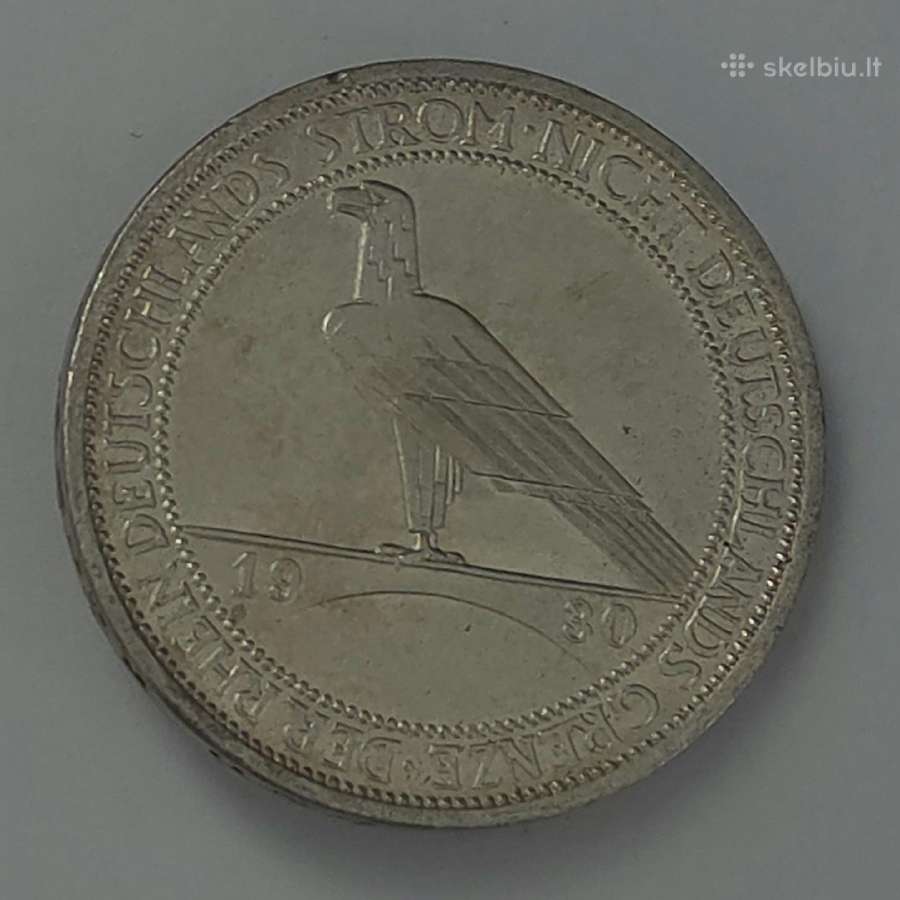 Veimaro respublika 3 Reichsmark 1930 A - nuotraukos Nr. 5