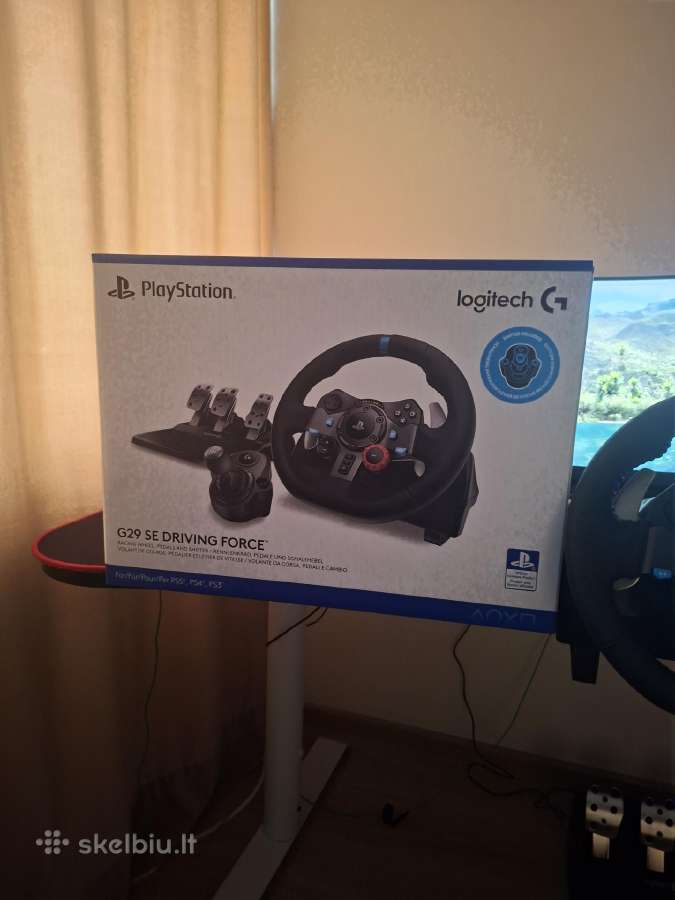 Savaite naudotas vairas Logitech g29 se - nuotraukos Nr. 2