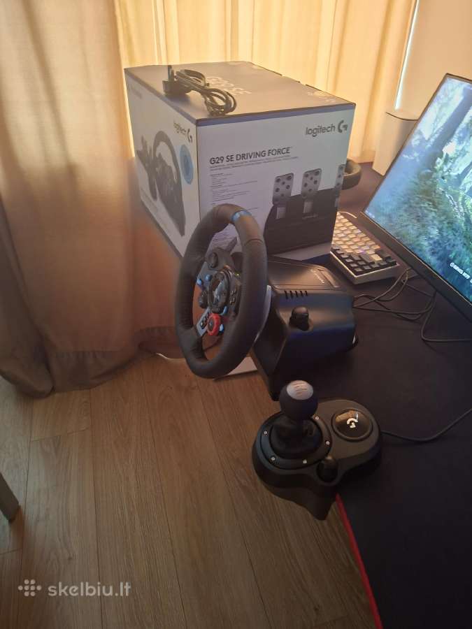 Savaite naudotas vairas Logitech g29 se - nuotraukos Nr. 7