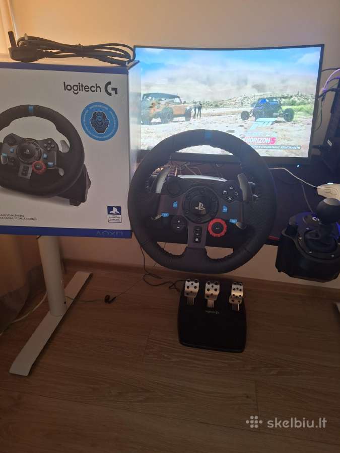 Savaite naudotas vairas Logitech g29 se - nuotraukos Nr. 9