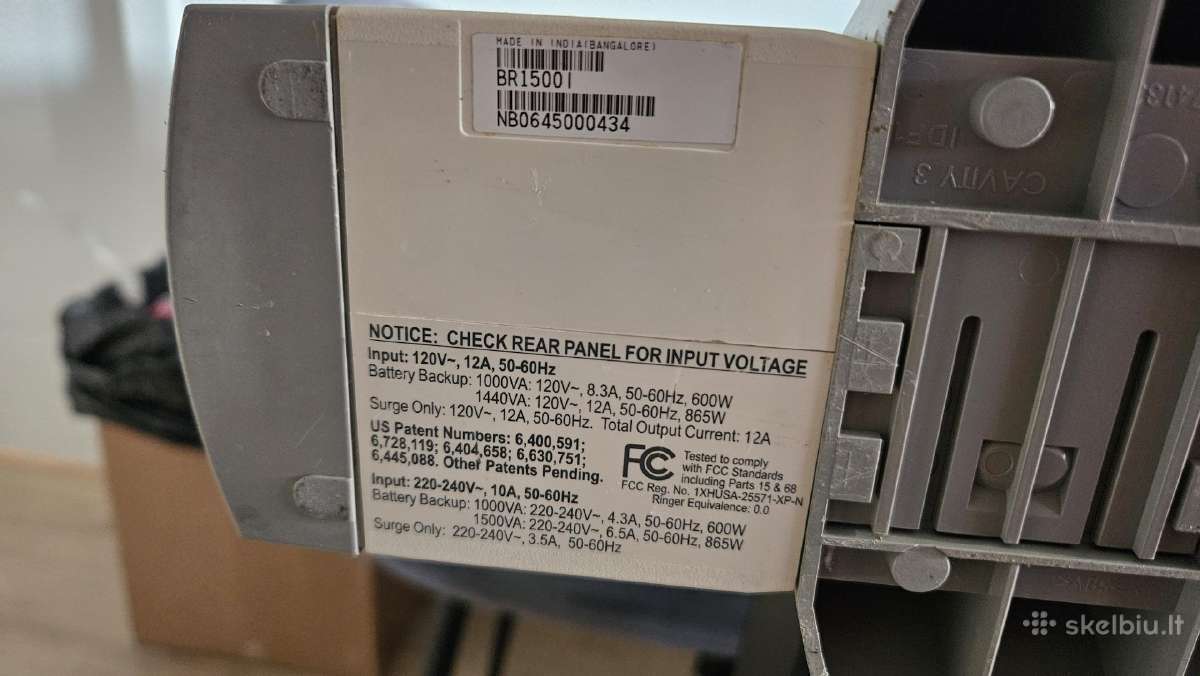 Apc Back-ups RS 1500 - nuotraukos Nr. 6