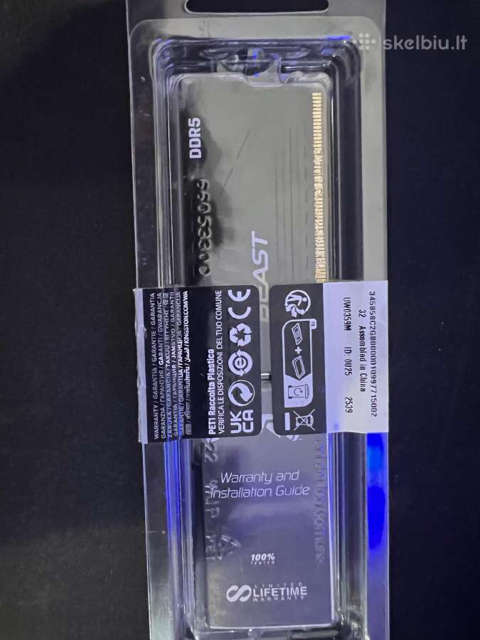 Ddr5 RAM 6000mhz 16gb - nuotraukos Nr. 2