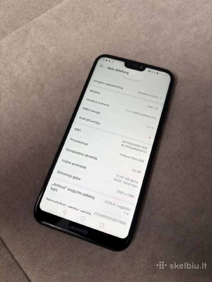 Huawei P20 Lite - nuotraukos Nr. 2