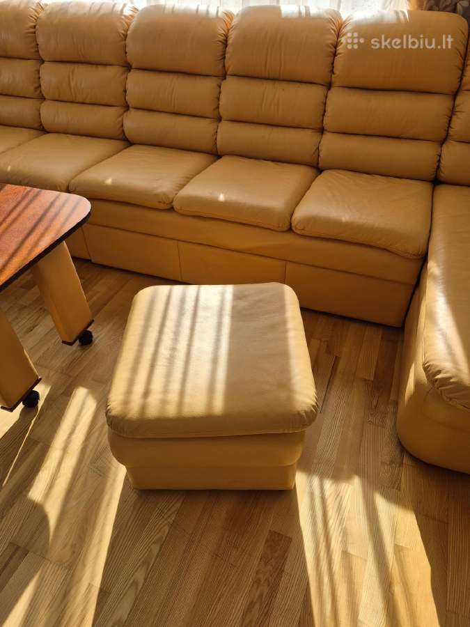Odinė sofa-lova - nuotraukos Nr. 2