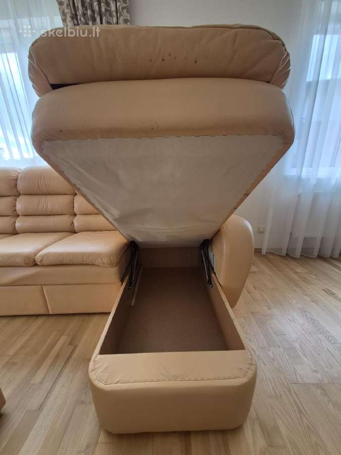 Odinė sofa-lova - nuotraukos Nr. 20