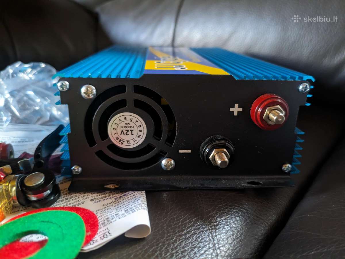 12 v 2500w dc ac inverteris pure sinus - nuotraukos Nr. 3