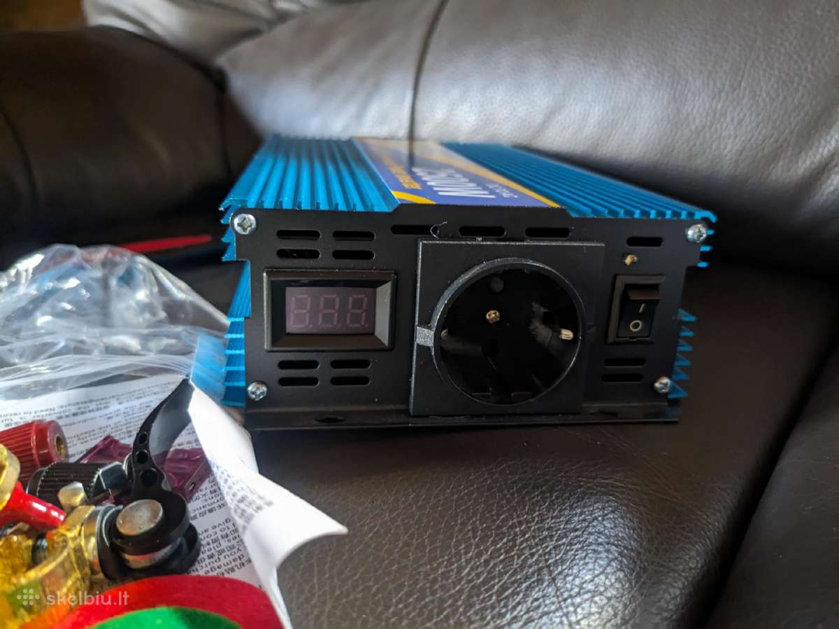 12 v 2500w dc ac inverteris pure sinus - nuotraukos Nr. 2