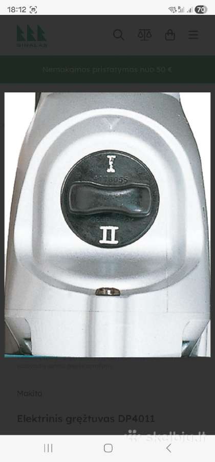 Elektrinis gręžtuvas Dp4011 - nuotraukos Nr. 6