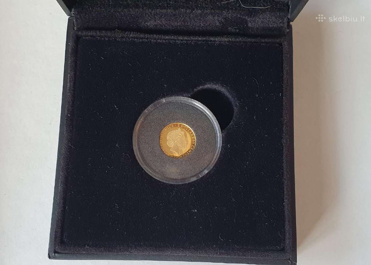 Auksinė 0.5 gr moneta - nuotraukos Nr. 4