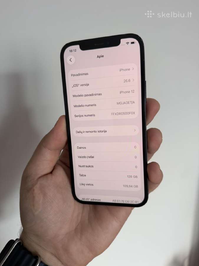 iPhone 12 128 GB - nuotraukos Nr. 4