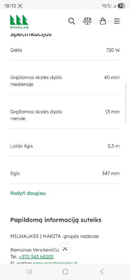 Elektrinis gręžtuvas Dp4011 - nuotraukos Nr. 9