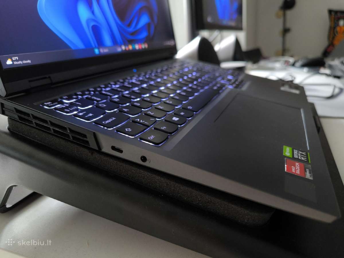 Legion 5 pro 5800h rtx3070 32gb RAM 1tb SSD - nuotraukos Nr. 3