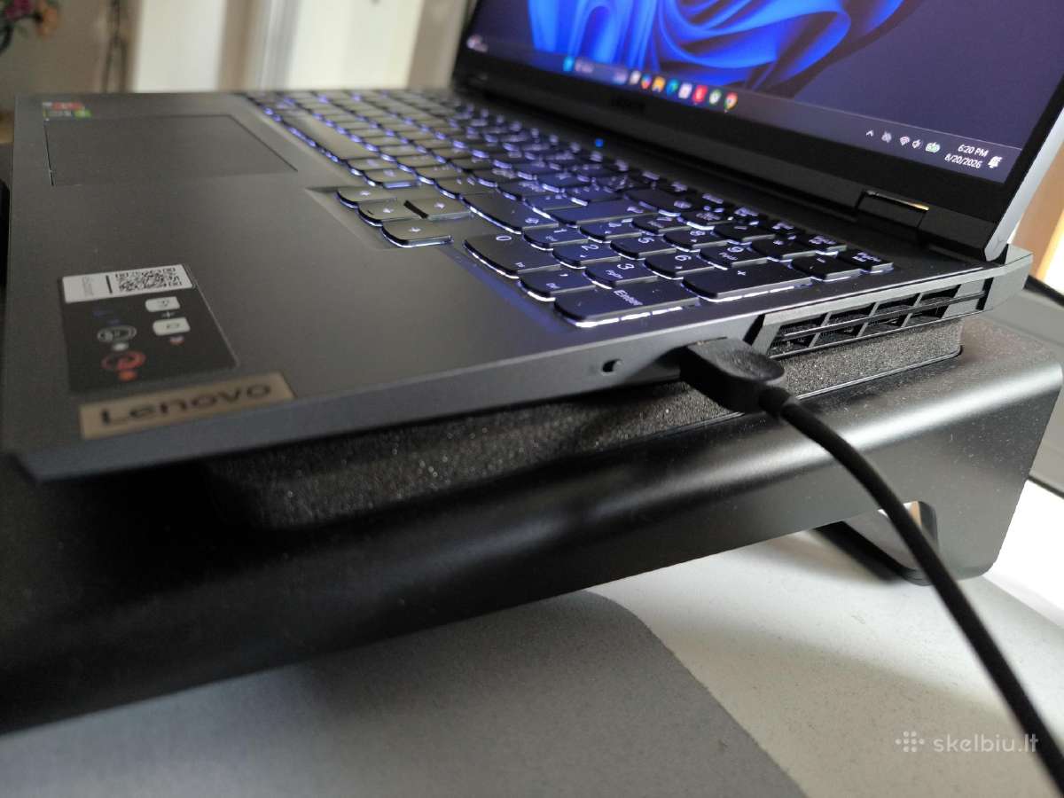 Legion 5 pro 5800h rtx3070 32gb RAM 1tb SSD - nuotraukos Nr. 4