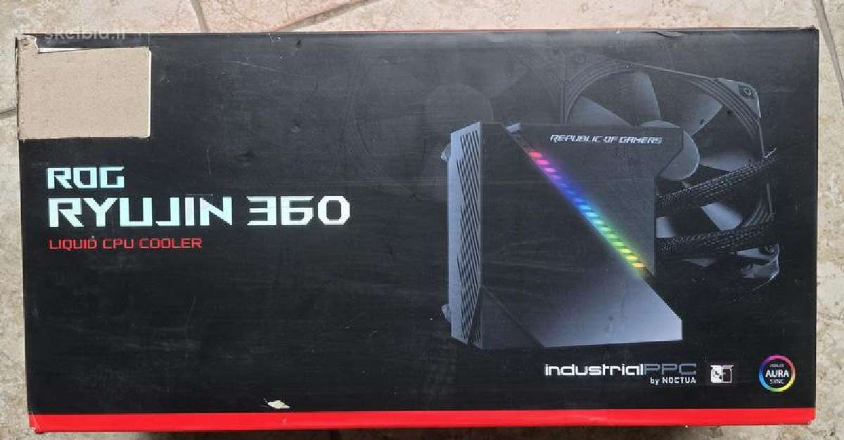Asus Rog Ryujin 360 Liquid Cpu Cooler - nuotraukos Nr. 9