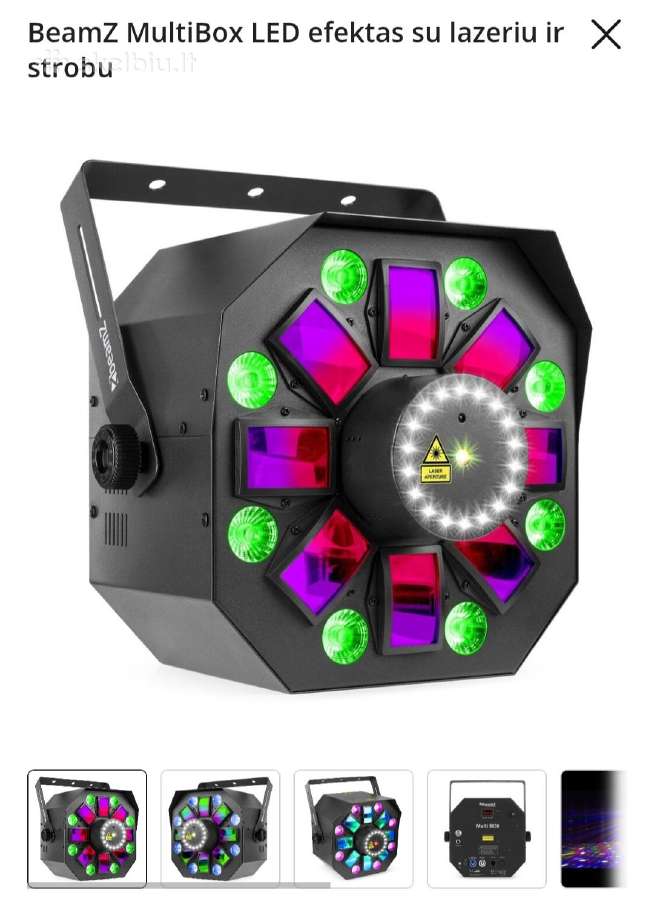 LED efektas ir dūmų mašina - nuotraukos Nr. 2