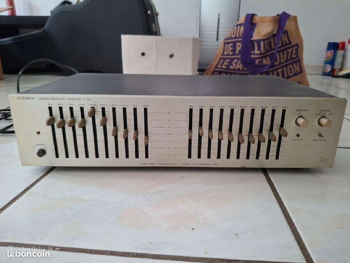 Ekvalaizeris Onkyo Eq-240, Luxman G-120a Technics - nuotraukos Nr. 2