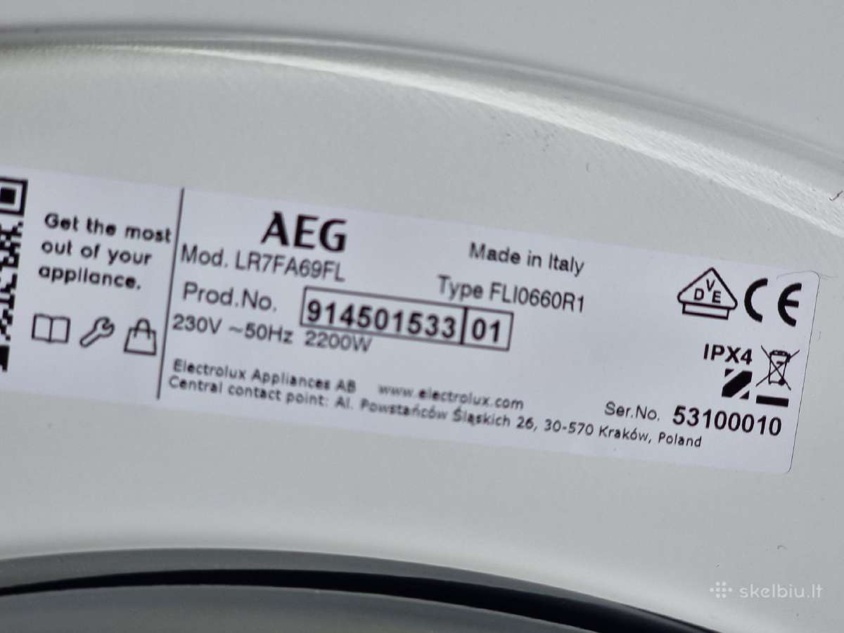 Nauja Aeg Lr7fa69fl+ Garantija - nuotraukos Nr. 16