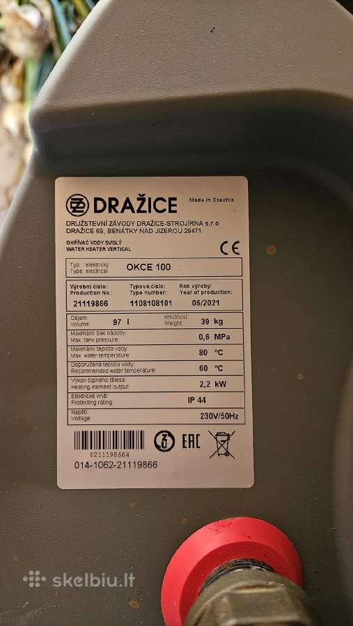 Dražice boileris - nuotraukos Nr. 2