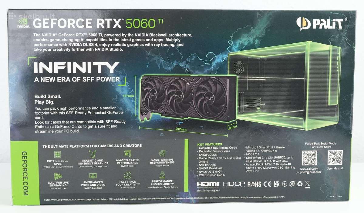 Ryzen 5700x, 32gb RAM, 5060ti 16gb, SSD 2tb, Win11 - nuotraukos Nr. 18