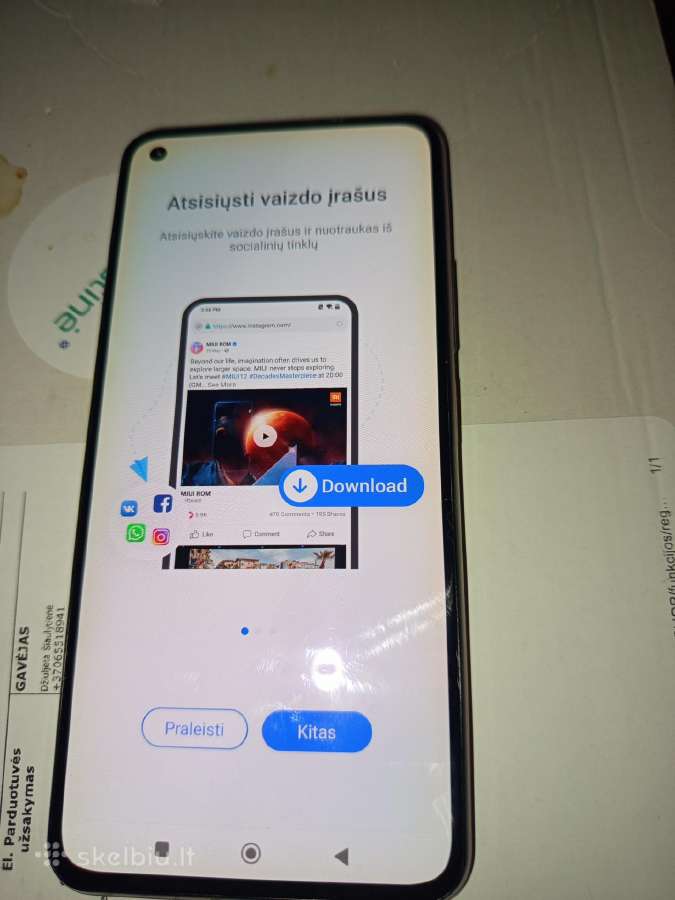 Xaomi 11 Lite5g Ne - nuotraukos Nr. 3