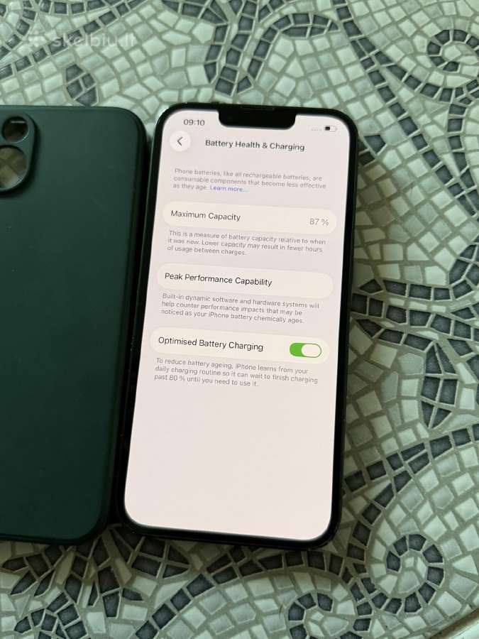iPhone 13 128gb Green - nuotraukos Nr. 6