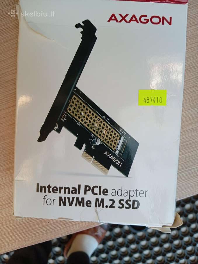 Axagon Pcem2-n prijungti sparčiuosius M.2nvme - nuotraukos Nr. 2