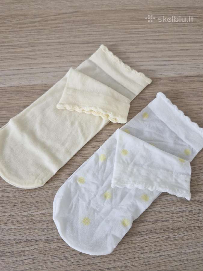 Plonos kojinytės 31-34 dydis, 2 poros - nuotraukos Nr. 2
