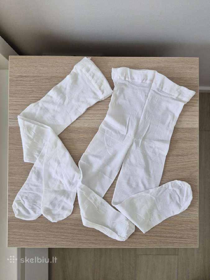 Baltos pėdkelnės 92/98, 40 denų, 2 vnt. - nuotraukos Nr. 2