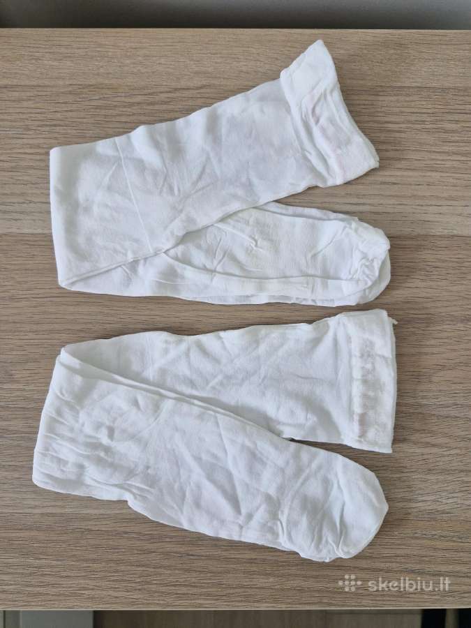 Baltos pėdkelnės 92/98, 40 denų, 2 vnt. - nuotraukos Nr. 4