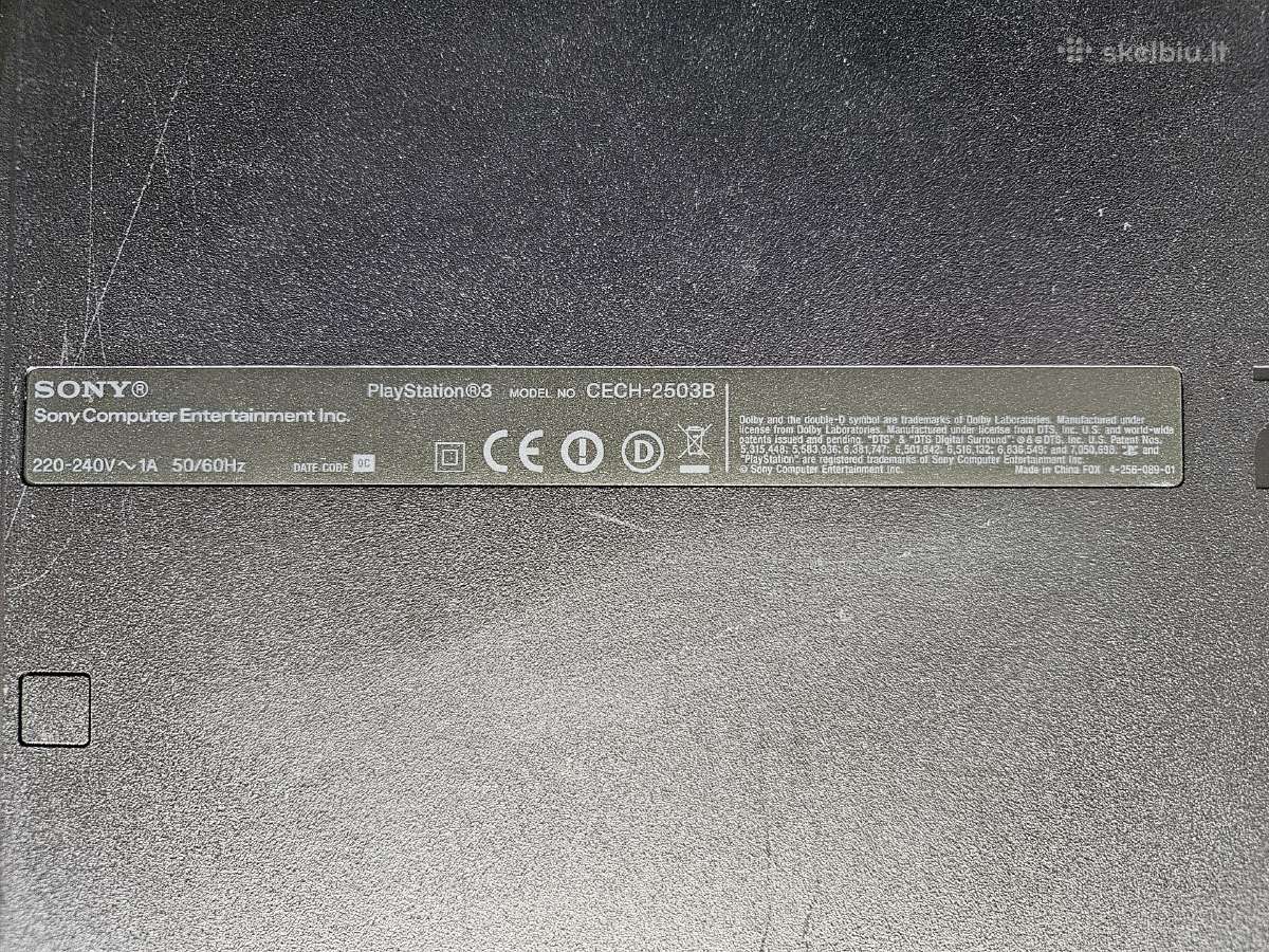 Puikiai išlaikyta Sony Playstation 3 Slim konsolė - nuotraukos Nr. 2