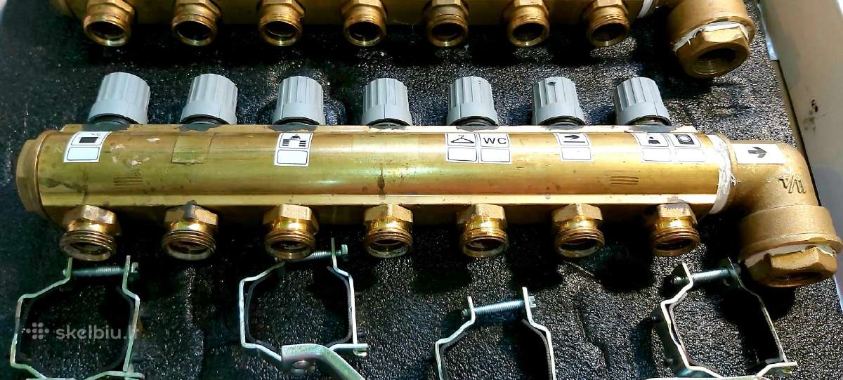 Danfoss žalvarinis grindinio šildymo kolektorius – - nuotraukos Nr. 2