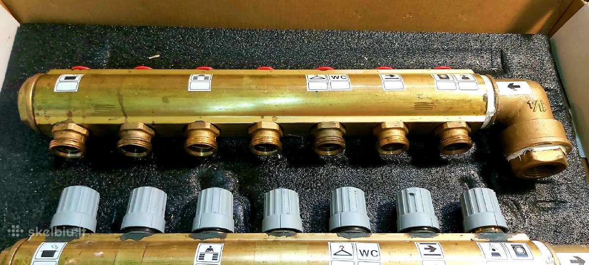 Danfoss žalvarinis grindinio šildymo kolektorius – - nuotraukos Nr. 3