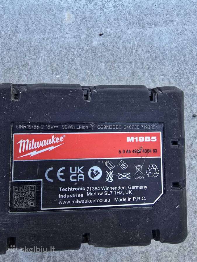 Milwaukee kampinis slifuoklis - nuotraukos Nr. 3