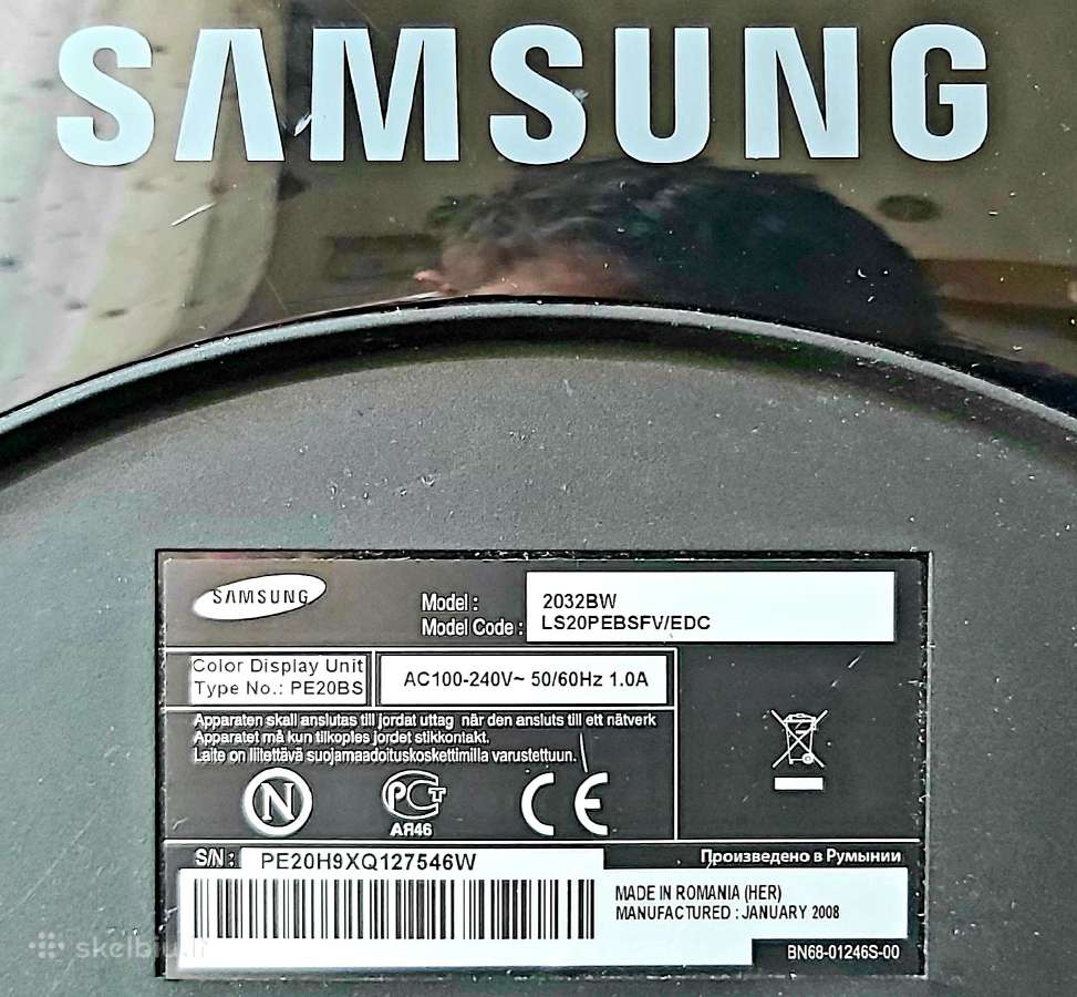 Samsung Syncmaster 2032bw 20" LCD monitorius - nuotraukos Nr. 3