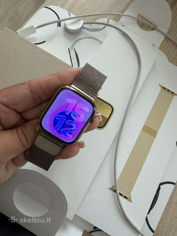 Apple watch 9 41mm gold milano - nuotraukos Nr. 2