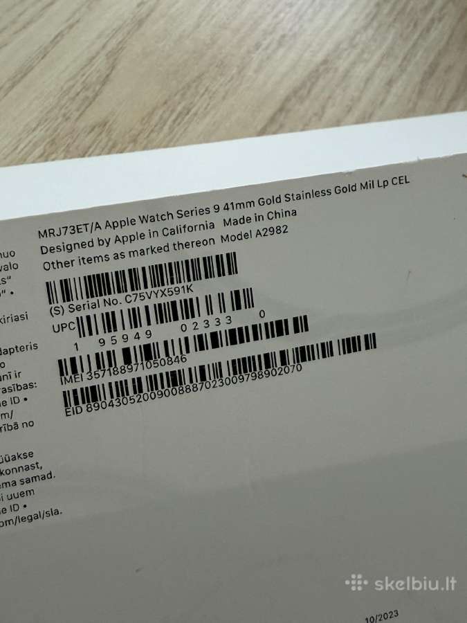 Apple watch 9 41mm gold milano - nuotraukos Nr. 3