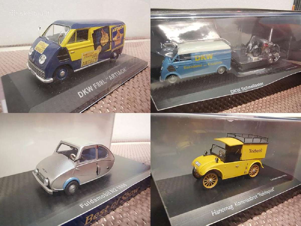 1:43 Vokiškų (Borgward, Horch ir kt.) A. Modeliai - nuotraukos Nr. 2
