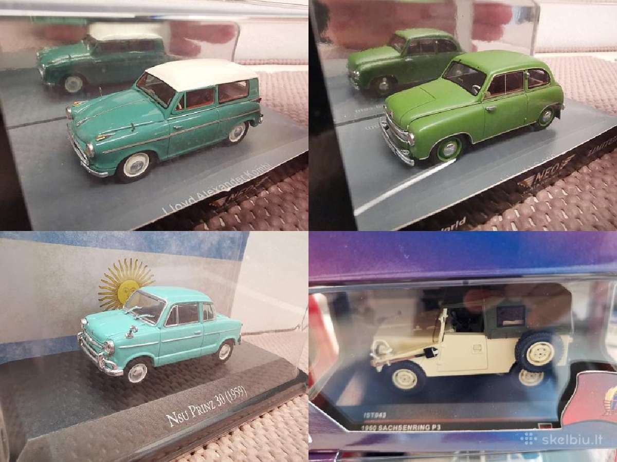 1:43 Vokiškų (Borgward, Horch ir kt.) A. Modeliai - nuotraukos Nr. 3