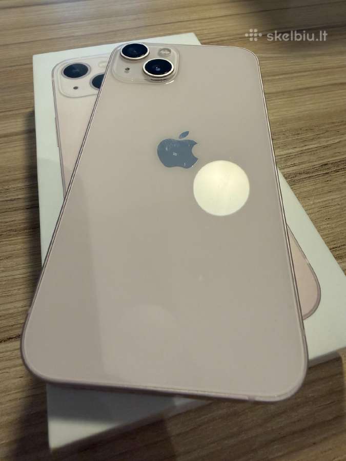 Parduodu idealios būklės iPhone 13, rožinis - nuotraukos Nr. 4