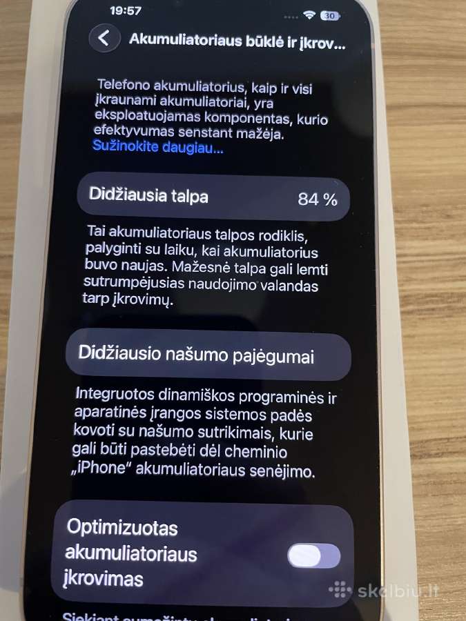 Parduodu idealios būklės iPhone 13, rožinis - nuotraukos Nr. 7