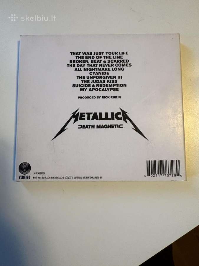 Metallica-death Magnetic 2008 diskas Vertigo - nuotraukos Nr. 2