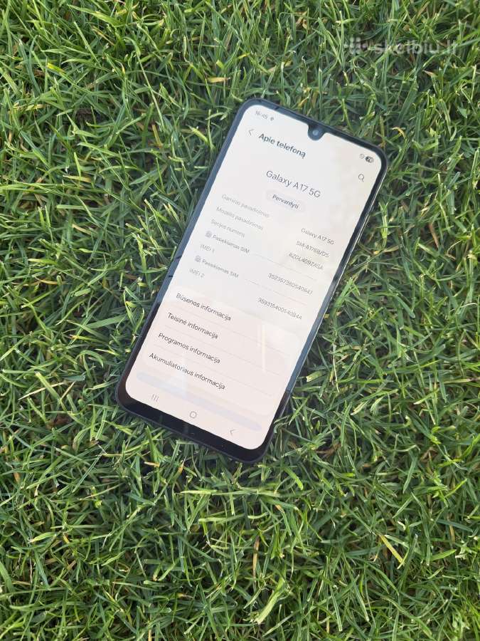 Samsung galaxy A17 5G 128gb black - nuotraukos Nr. 2