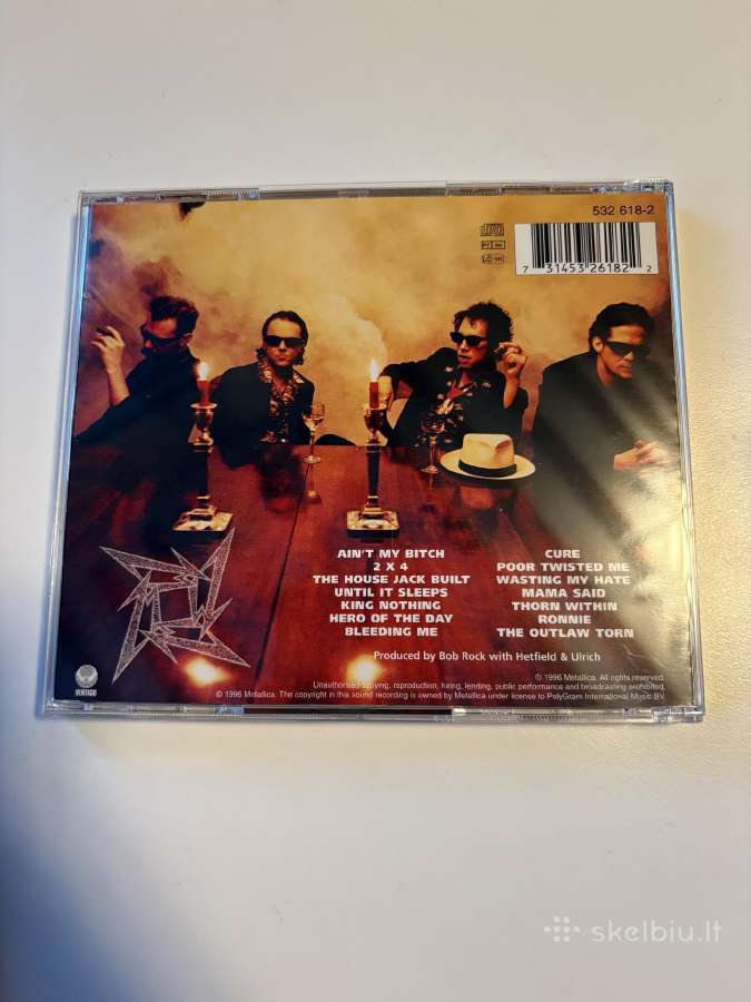Metallica-load 1996 Vertigo CD - nuotraukos Nr. 2